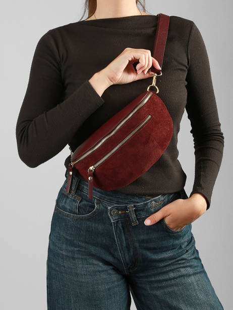 Belt Bag Leather Milano Violet velvet caviar VC24111 other view 1