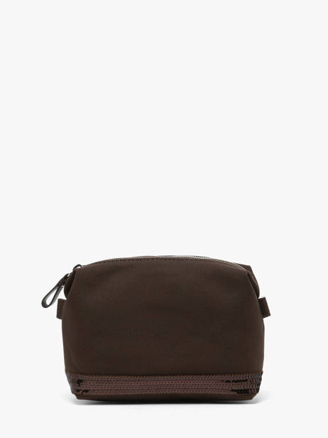 Trousse Le Cabas Paillettes Vanessa bruno Marron cabas 1V42032 vue secondaire 2