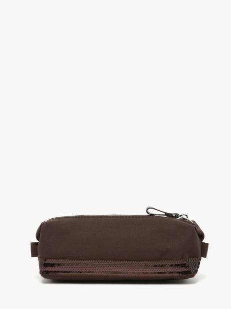 Trousse écolier Le Cabas Paillettes Vanessa bruno Marron cabas 1V42030 vue secondaire 2