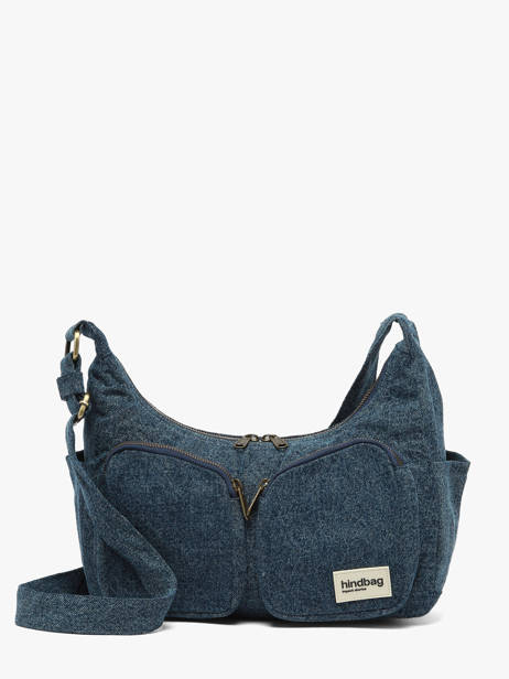 Shoulder Bag Emile Denim Cotton Hindbag Blue denim DE