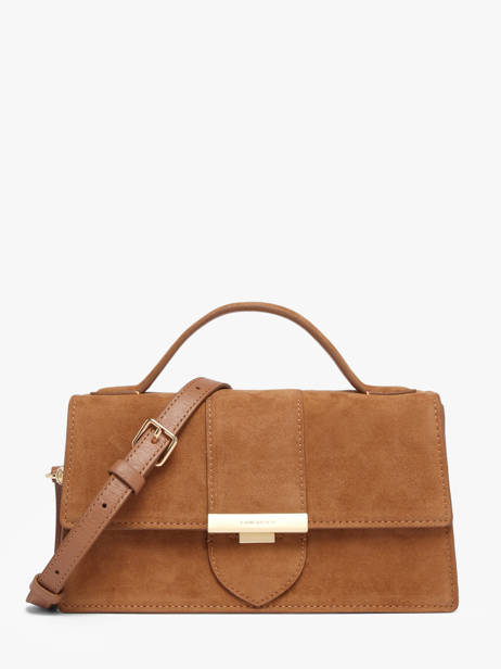 Sac Bandoulière Suede Ily Cuir Lancaster Beige suede ily 10
