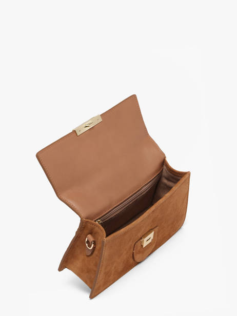 Sac Bandoulière Suede Ily Cuir Lancaster Beige suede ily 10 vue secondaire 2