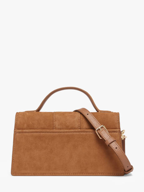 Sac Bandoulière Suede Ily Cuir Lancaster Beige suede ily 10 vue secondaire 3