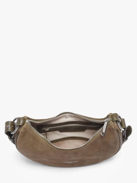Shoulder Bag Suede Leather Lancaster Green suede 81 other view 2