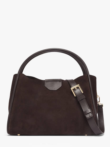 Sac Porté Main Suede Ida Cuir Lancaster Marron suede ida 101 vue secondaire 3