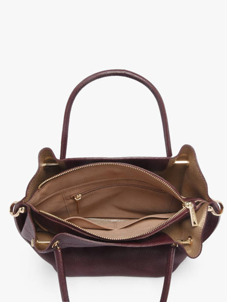 Leather Foulonné Double Satchel Lancaster Red foulonne double louisa 18 other view 2