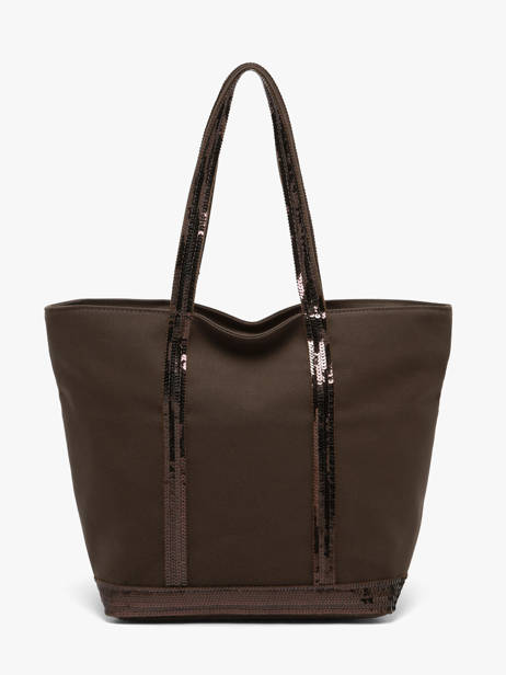 Sac Porté Main Cabas Coton Vanessa bruno Marron cabas 1V40378