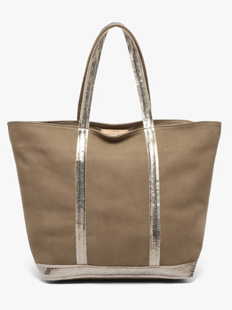 Sac Porté épaule Cabas Cuir Cuir Vanessa bruno Beige cabas cuir 8V40409