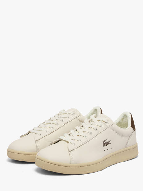 Sneakers En Cuir Lacoste Blanc men 2SMA0146 vue secondaire 1