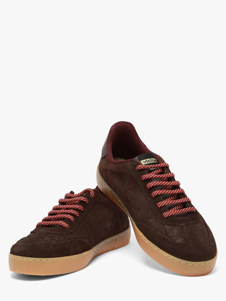 Sneakers In Leather Victoria Beige women 1126244 other view 2