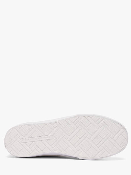 Sneakers In Leather Tommy hilfiger White women 9391YBL other view 5