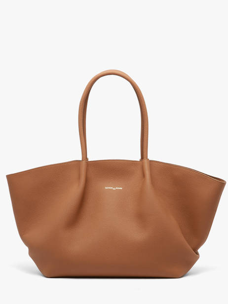 Sac Porté épaule Nymphea Cuir Nathan baume Marron nymphea 7 vue secondaire 4