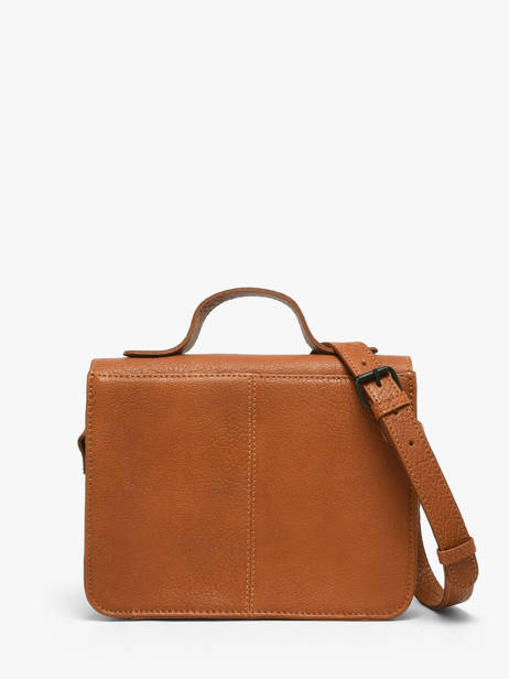 Sac Mademoiselle George Cuir Paul marius Marron dore GEORGDOR vue secondaire 3