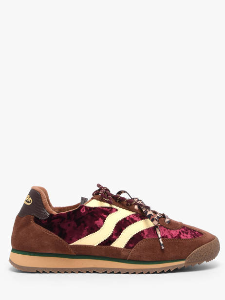 Sneakers Utah En Cuir Mrp star Rouge women 10