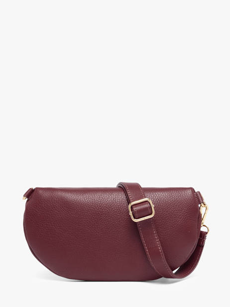 Sac Banane Cuir Milano Violet caviar CA23111O vue secondaire 4