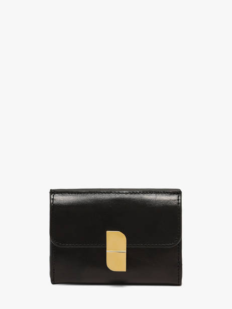 Portefeuille  Joa Cuir Nat et nin Noir vintage JOA