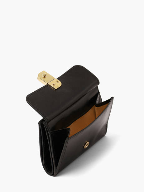 Portefeuille  Joa Cuir Nat et nin Noir vintage JOA vue secondaire 2