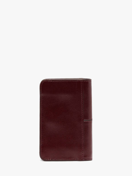 Portefeuille Ysia Cuir Nat et nin Rouge vintage YSIA vue secondaire 3