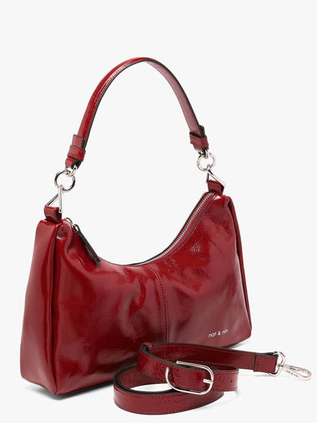 Sac Porté épaule Rejina Cuir Nat et nin Rouge vintage REJINA vue secondaire 2