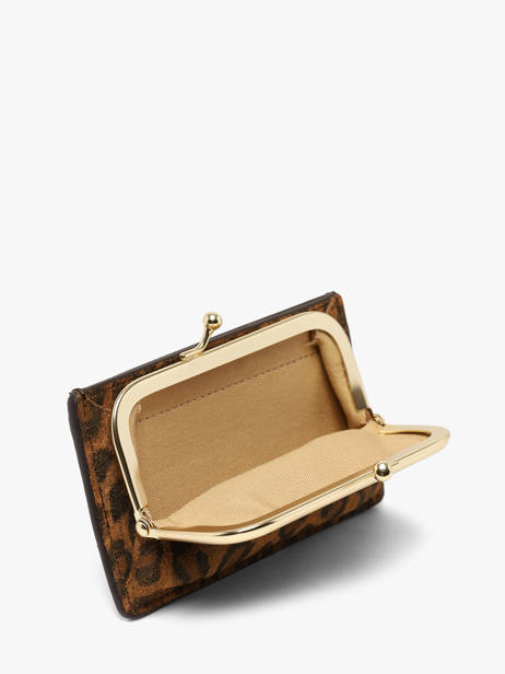 Porte-monnaie Mira Cuir Nat et nin Marron vintage MIRA vue secondaire 1