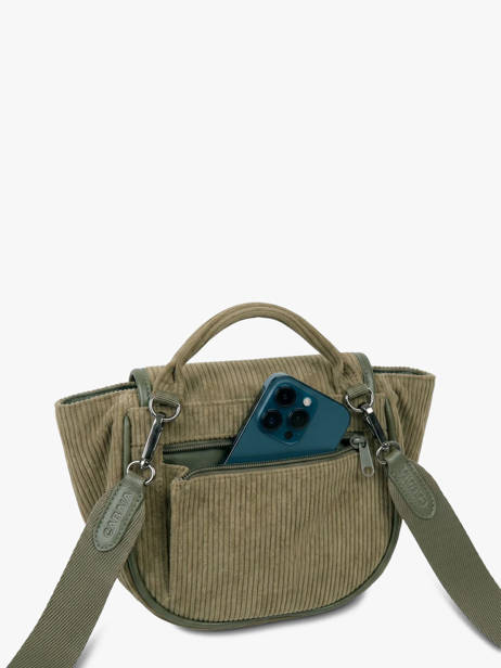 Sac Bandoulière Wanderer Coton Cabaia Vert wanderer CROSSWAN vue secondaire 4