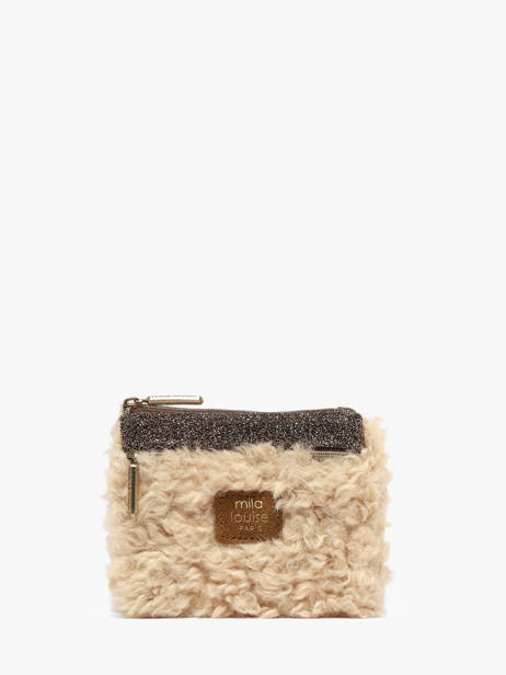 Porte-monnaie Mini Mila louise Marron fr 16085FR