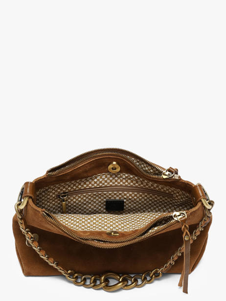 Sac Bandoulière Vintage Cuir Mila louise Marron vintage 3864VC1 vue secondaire 3