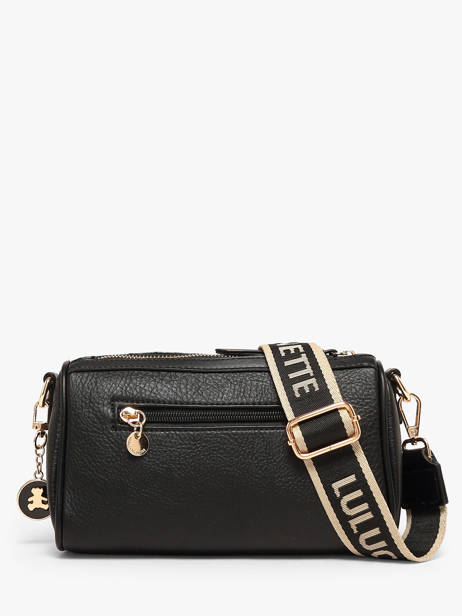 Sac Bandoulière Zip Lulu castagnette Noir zip BARNABE vue secondaire 4