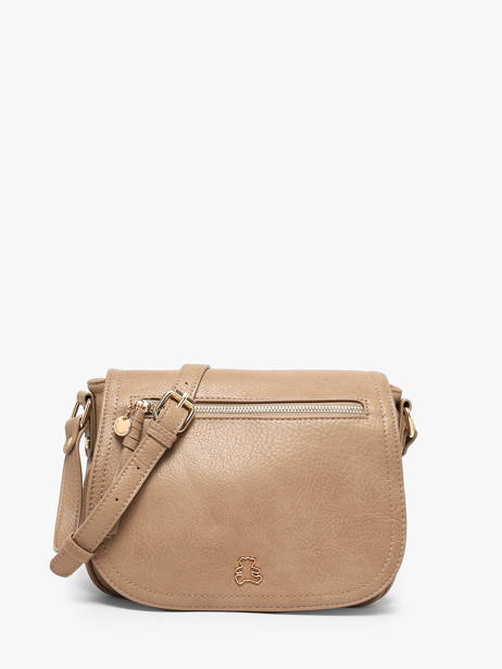 Sac Bandoulière Zip Lulu castagnette Beige zip 3