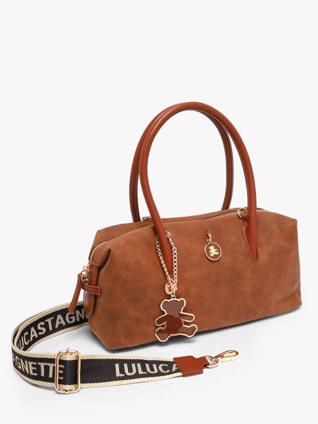 Sac Porté Main Cadenas Lulu castagnette Marron cadenas BARACK vue secondaire 2