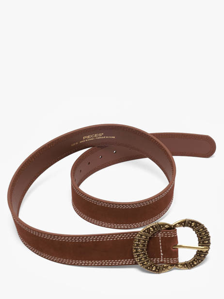 Ceinture Femme Simone Cuir Pieces Marron simone 17156741 vue secondaire 3