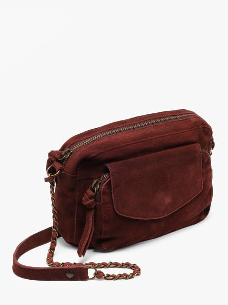 Sac Bandoulière Naina Cuir Pieces Rouge naina 17100639 vue secondaire 2