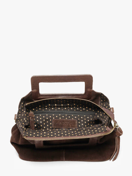 Sac Porté épaule Adeline Cuir Pieces Marron adeline 17166659 vue secondaire 3