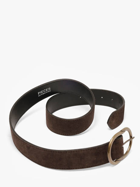 Ceinture Femme Laura Cuir Pieces Marron laura 17112619 vue secondaire 3