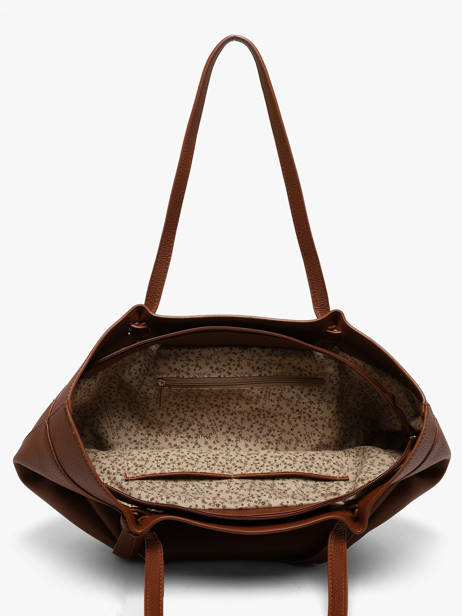 Sac Porté épaule Grained Flora & co Marron grained F9984 vue secondaire 2