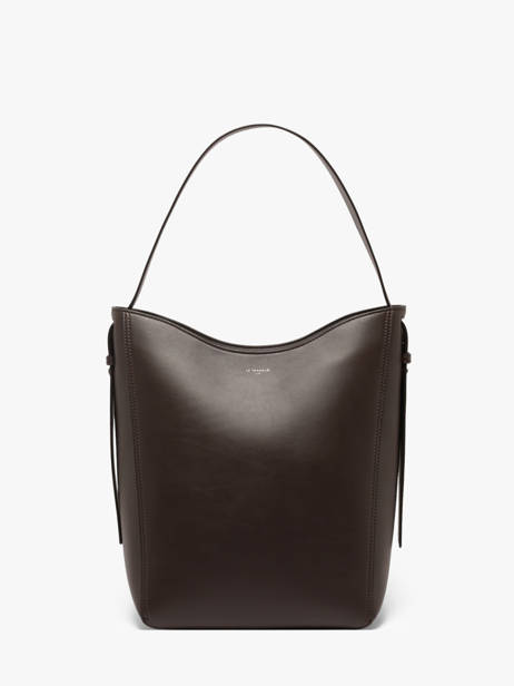 Sac Hobo M Céleste En Cuir Lisse Le tanneur Marron celeste TLES1410