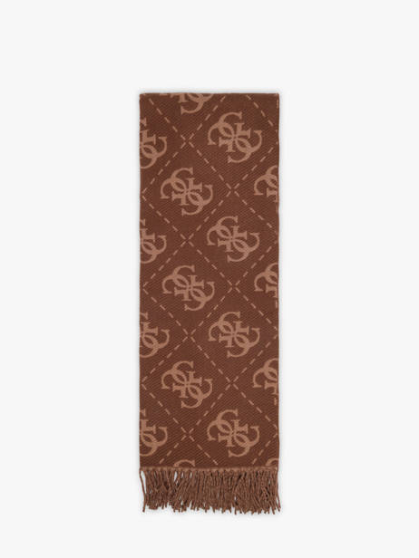 Écharpe Maxi Logo 70x190 Guess Marron accessoires 5217VIS0