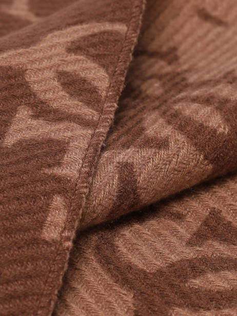 Écharpe Maxi Logo 70x190 Guess Marron accessoires 5217VIS0 vue secondaire 1