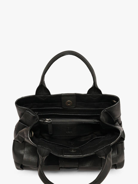 Sac Porté Main Heritage Cuir Biba Noir heritage WAN1L vue secondaire 2