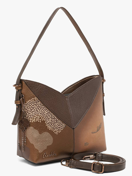 Sac Porté épaule Voyage Anekke Marron voyage 43822449 vue secondaire 2
