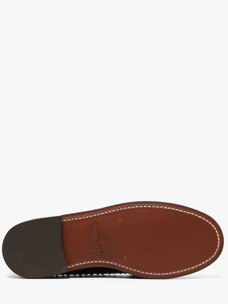 Mocassins Dan Studs En Cuir Cousu Main Sebago Noir women 78118KW vue secondaire 4