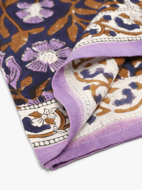 Petit Foulard N°115 50x50 Byzantine Noir foulard 115 vue secondaire 2