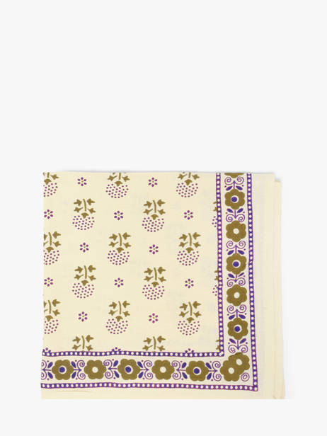 Petit Foulard Anastasia 50x50 Byzantine Beige foulard ANA vue secondaire 1