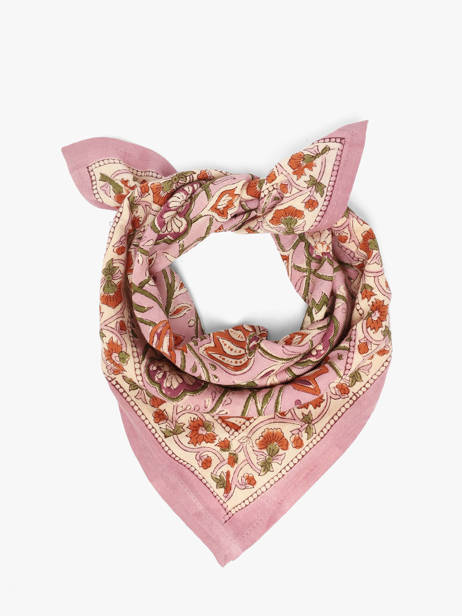 Petit Foulard N°114 50x50 Byzantine Rose foulard 114