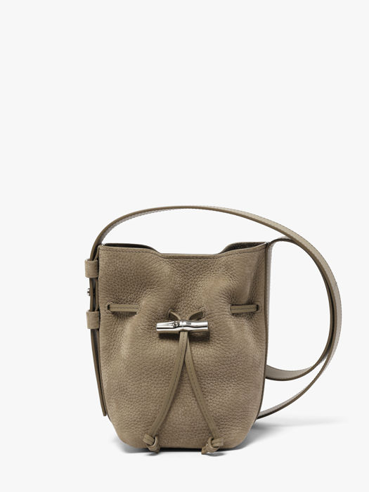 Longchamp Le roseau coulisse nubuck Sacs porté main Marron