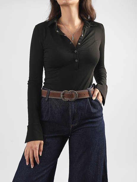 Ceinture Femme Simone Cuir Pieces Marron simone 17156741 vue secondaire 1