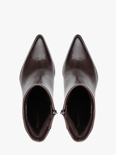 Bottines à Talon En Cuir Tamaris Marron women 47 vue secondaire 4