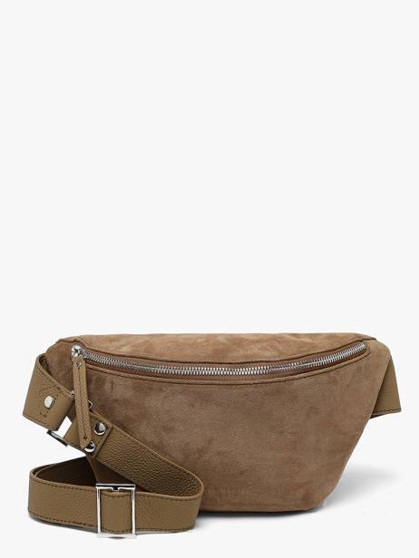 Sac Banane La Suite Cuir Paul marius Beige la suite BANANSUI
