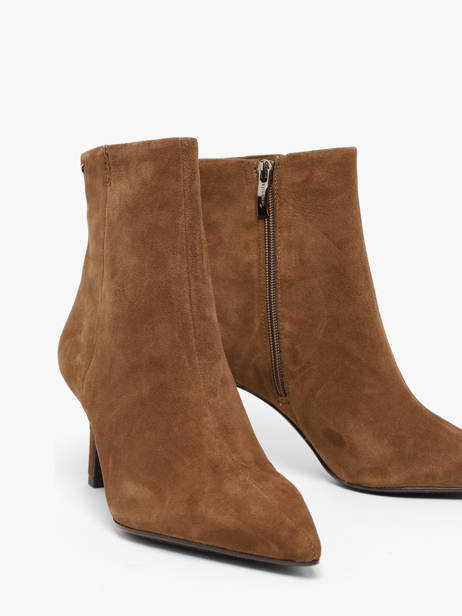 Bottines Talon Aiguille En Cuir Tamaris Marron women 45 vue secondaire 1