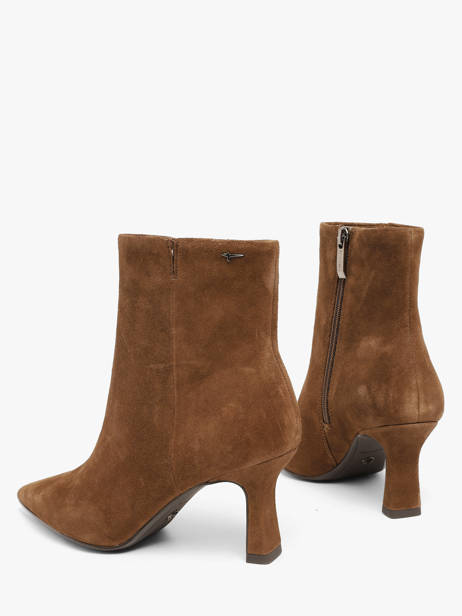 Bottines Talon Aiguille En Cuir Tamaris Marron women 45 vue secondaire 2